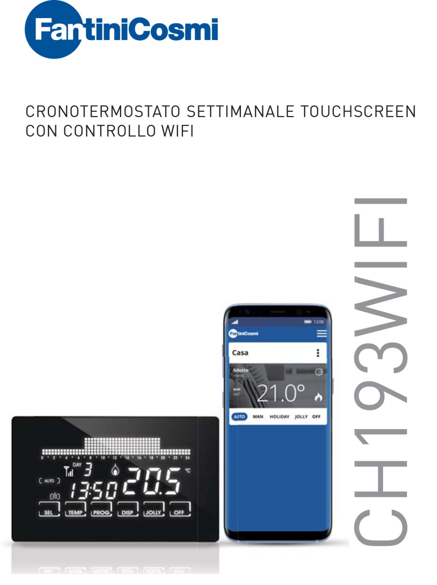 Manuale cronotermostato touch wifi