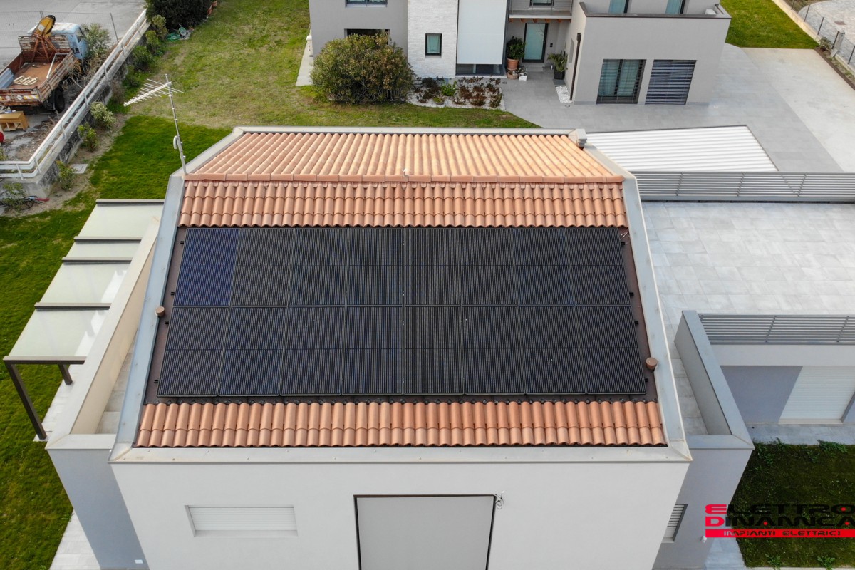 Impianto fotovoltaico ottimizzato potenza 12 Kwh - settore civile/residenziale